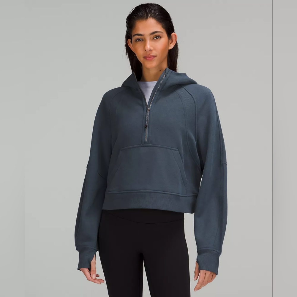 Scuba Oversized Half-Zip Hoodie